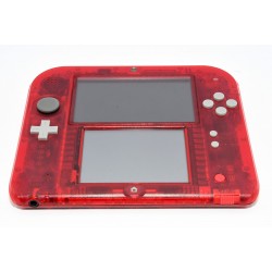 CONSOLA NINTENDO 2DS ROJO TRANSPARENTE