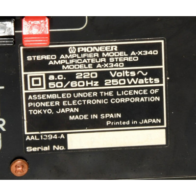 AMPLIFICADOR PIONEER X340