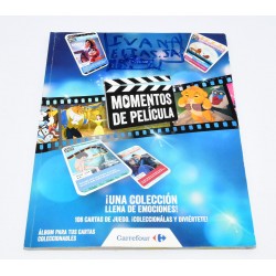 ALBUM DE CROMOS MOMENTOS DE PELICULA DISNEY CARREFOUR