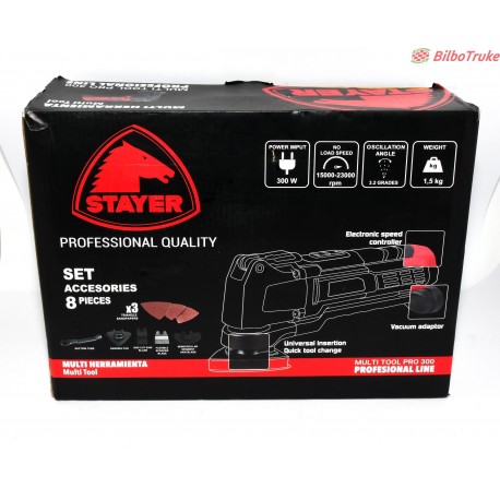 MULTIHERRAMIENTA STAYER MULTI TOOL PRO 300