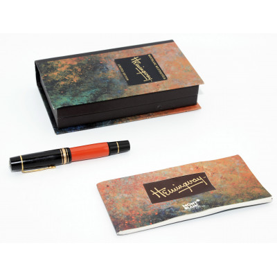 PLUMA MONTBLANC EDICION HEMINGWAY - GRANDES ESCRITORES- 1992