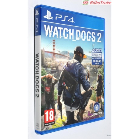 VIDEOJUEGO PS4 WATCH DOGS 2
