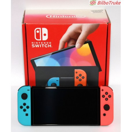 CONSOLA NINTENDO SWITCH OLED AZUL ROJO