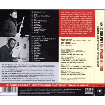 Eric Dolphy - Outward Bound (2xCD, Comp, RM)