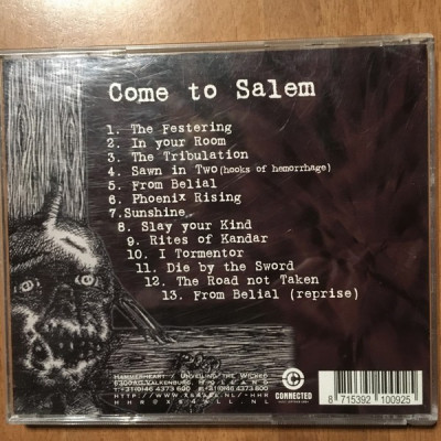 Dead Head - Come To Salem (CD, Comp)