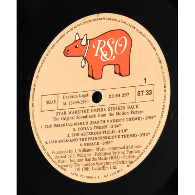 Star Wars: The Empire Strikes Back (The Original Soundtrack From The Motion Picture) (LP)