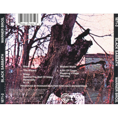 Black Sabbath - Black Sabbath (CD, Album, RE)