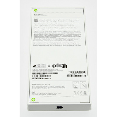 APPLE IPHONE 16 PRO MAX 256GB BLACK TITANIUM PRECINTADO