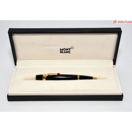 BOLIGRAFO RETRACTIL MONTBLANC BOHEME PIEDRA ROJA CORAZON