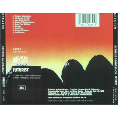 Kreator - Extreme Aggression (CD, Album, RE)