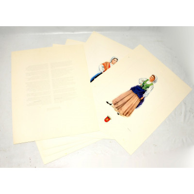 LAMINAS INDUMENTARIA ALAVESA DAMAS DE LAS CUADRILLAS