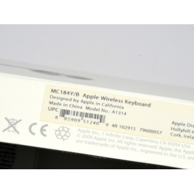 TECLADO APPLE WIRELESS KEYBOARD A1314