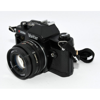 CAMARA ANALOGICA VIVITAR V3000S + 50MM + 80-200MM