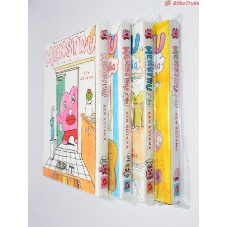 MANGA MENSTRU - 4 TOMOS