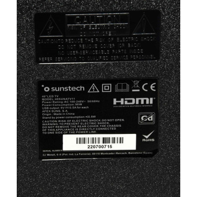 SMART TV 40p SUNSTECH 40SUNATV11