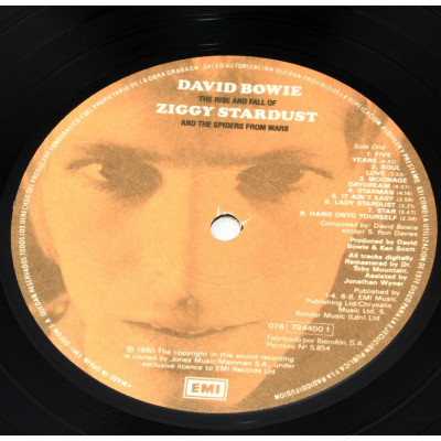 VINILO David Bowie - The Rise And Fall Of Ziggy Stardust And The Spiders From Mars (LP, Album, RE, Gat)