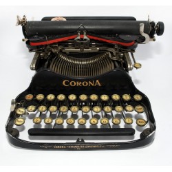 MAQUINA DE ESCRIBIR PLEGABLE CORONA