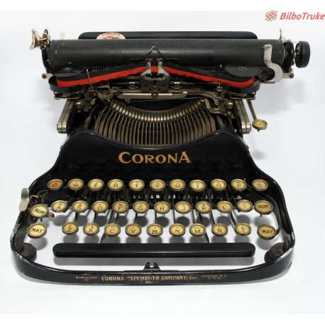MAQUINA DE ESCRIBIR PLEGABLE CORONA
