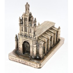 REPRODUCCION BASILICA DE BEGOÑA BILBAO EN PLATA DE LEY