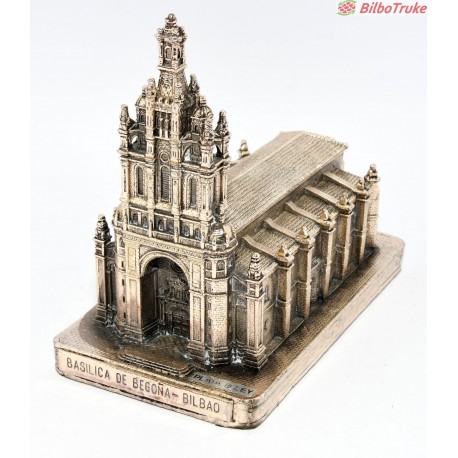 REPRODUCCION BASILICA DE BEGOÑA BILBAO EN PLATA DE LEY