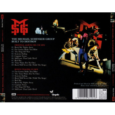 The Michael Schenker Group - Built To Destroy (CD, Album, RE, RM)
