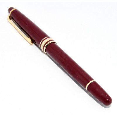 PLUMA MONTBLANC BURDEOS 14K PLUMIN F