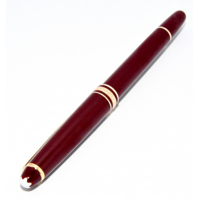 PLUMA MONTBLANC BURDEOS 14K PLUMIN F