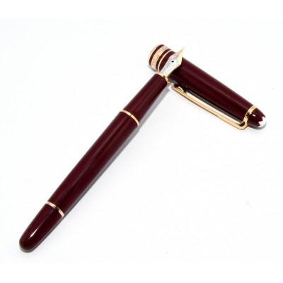 PLUMA MONTBLANC BURDEOS 14K PLUMIN F