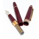 PLUMA MONTBLANC BURDEOS 14K PLUMIN F