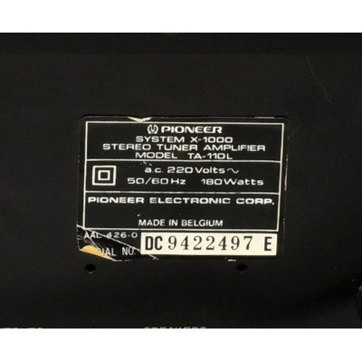 AMPLIFICADOR + RADIO PIONEER X-1000