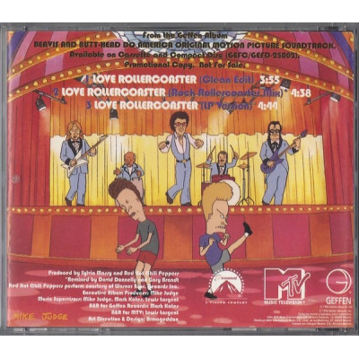 Red Hot Chili Peppers - Love Rollercoaster (CD, Single, Promo)