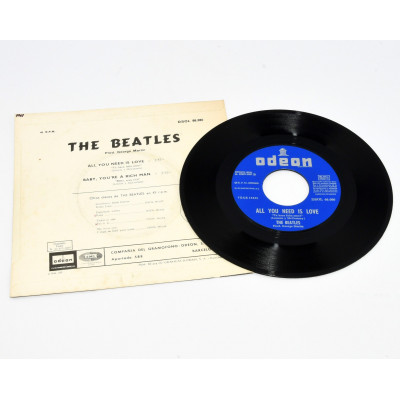 The Beatles - All You Need Is Love (7", Single, RP)