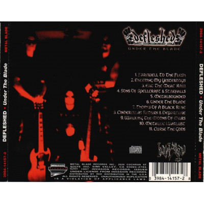 Defleshed - Under The Blade (CD, Album)