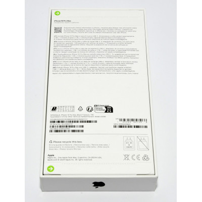 APPLE IPHONE 16 PRO MAX 1TB BLACK TITANIUM PRECINTADO