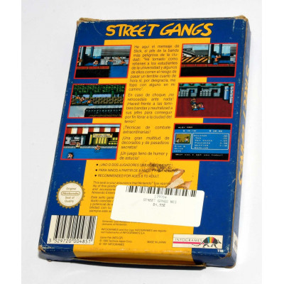 VIDEOJUEGO NES STREET GANGS