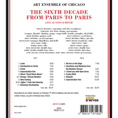 Art Ensemble Of Chicago* - The Sixth Decade - From Paris To Paris (Live At Sons D’Hiver) (2xCD, Album)