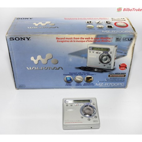 REPRODUCTOR MINI DISC SONY WALKMAN MD MZ-R700PC