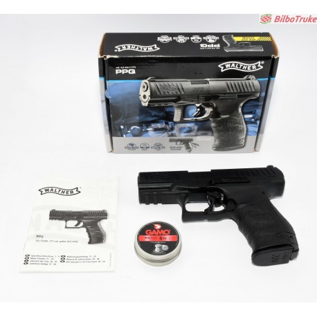 PISTOLA AIRE COMPRIMIDO WALTHERS 4.5MM PPQ