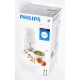 Philips Daily HR1393/00 - Picadora, 450 W, 0.7 L, Blanco / Transparente