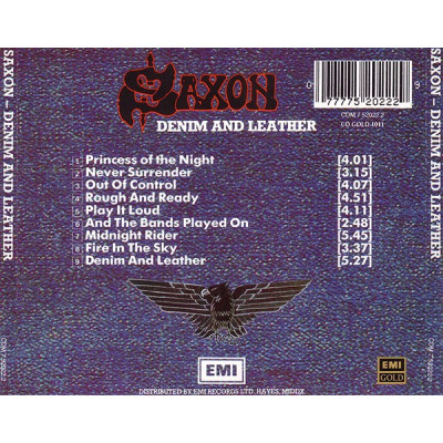 Saxon - Denim And Leather (CD, Album, RE)