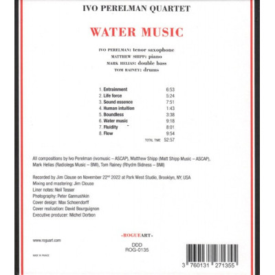 Ivo Perelman Quartet - Water Music (CD, Album)