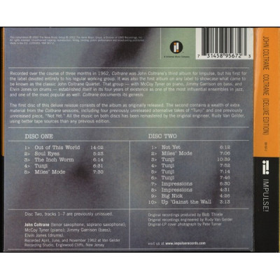 John Coltrane - Coltrane (2xCD, Album, Dlx, RE, RM, Dig)
