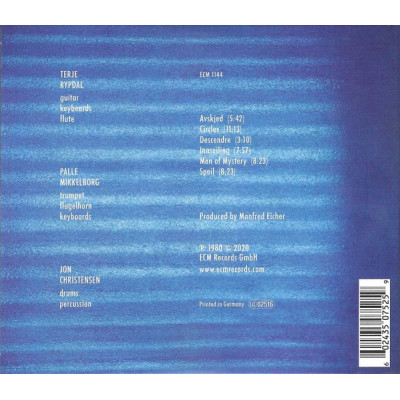 Terje Rypdal – Descendre CD