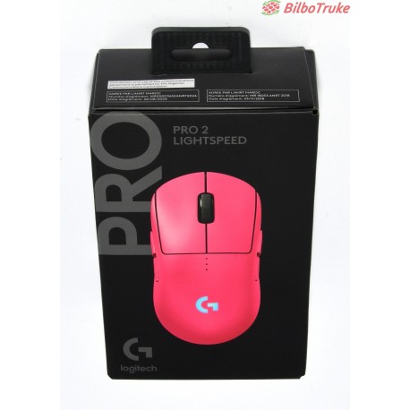 RATON GAMING LOGITECH PRO 2 LIGHTSPEED ROSA NUEVO
