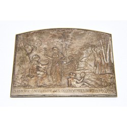 PLACA DE PLATA L'HISTOIRE ENREGISTRE LES DECOVVERTES DE L'ARCHEOLOGIE