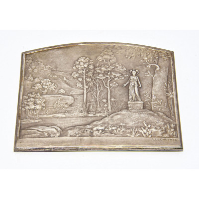 PLACA DE PLATA L'HISTOIRE ENREGISTRE  LES DECOVVERTES DE L'ARCHEOLOGIE