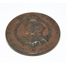 ALFONSO XIII - MEDALLA 1910 - REPUBLICA ARGENTINA - EXPOSICIONES DEL CENTENARIO - BRONCE