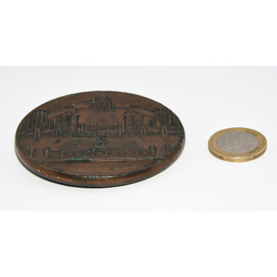 ALFONSO XIII - MEDALLA 1910 - REPUBLICA ARGENTINA - EXPOSICIONES DEL CENTENARIO - BRONCE