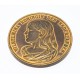 MEDALLA HOLANDESA BRONCE WILHEMINA KONINGIN DER NEDERLNADEN VOEDINGS TENTOONSTELLINS AMASTERDAM 1894