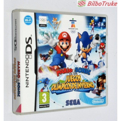 VIDEOJUEGO NINTENDO DS MARIO SONIC JUEGOS OLIMPICOS INVIERNO DS